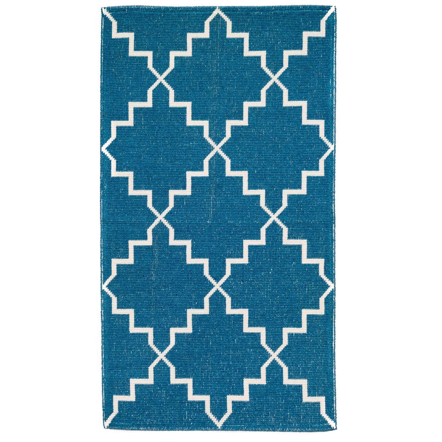 Tappeto Cotone ART DECO Blu - LONORA
