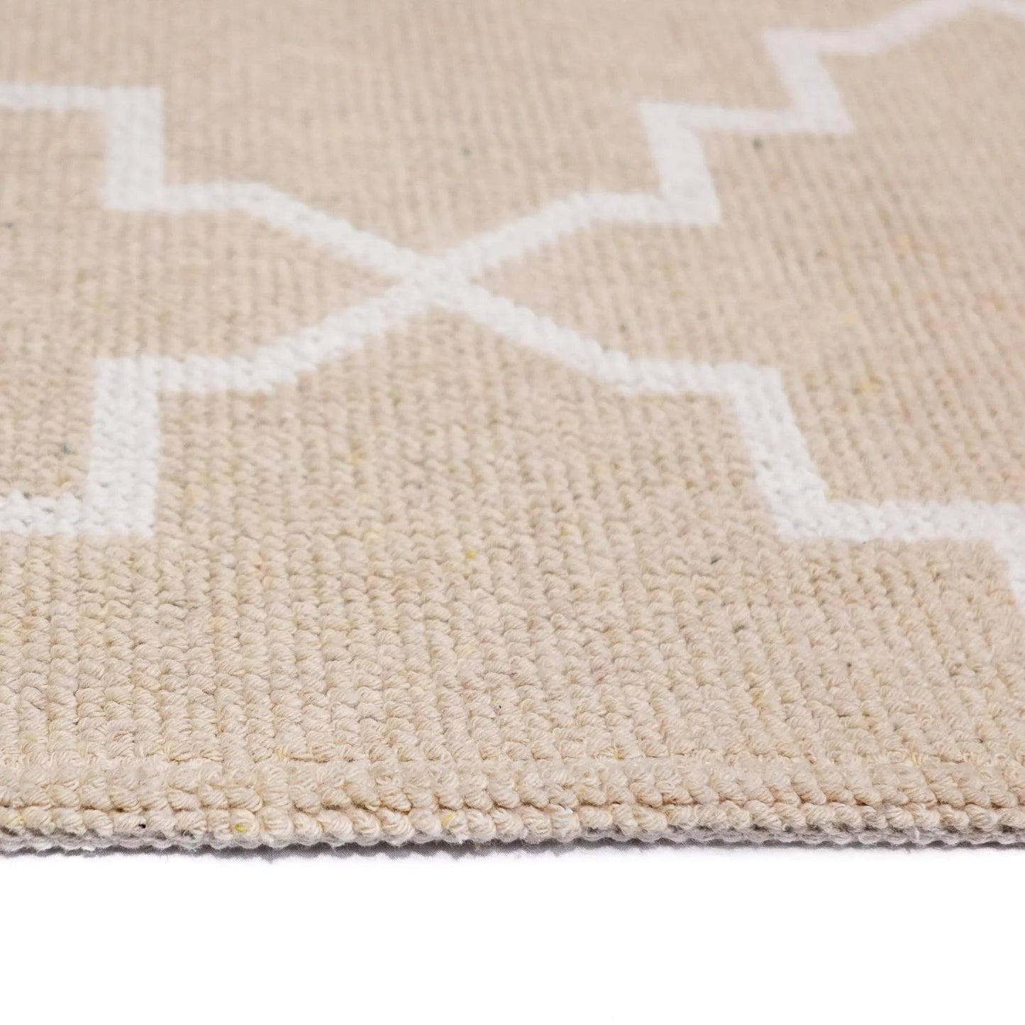 Tappeto Cotone ART DECO Beige - LONORA
