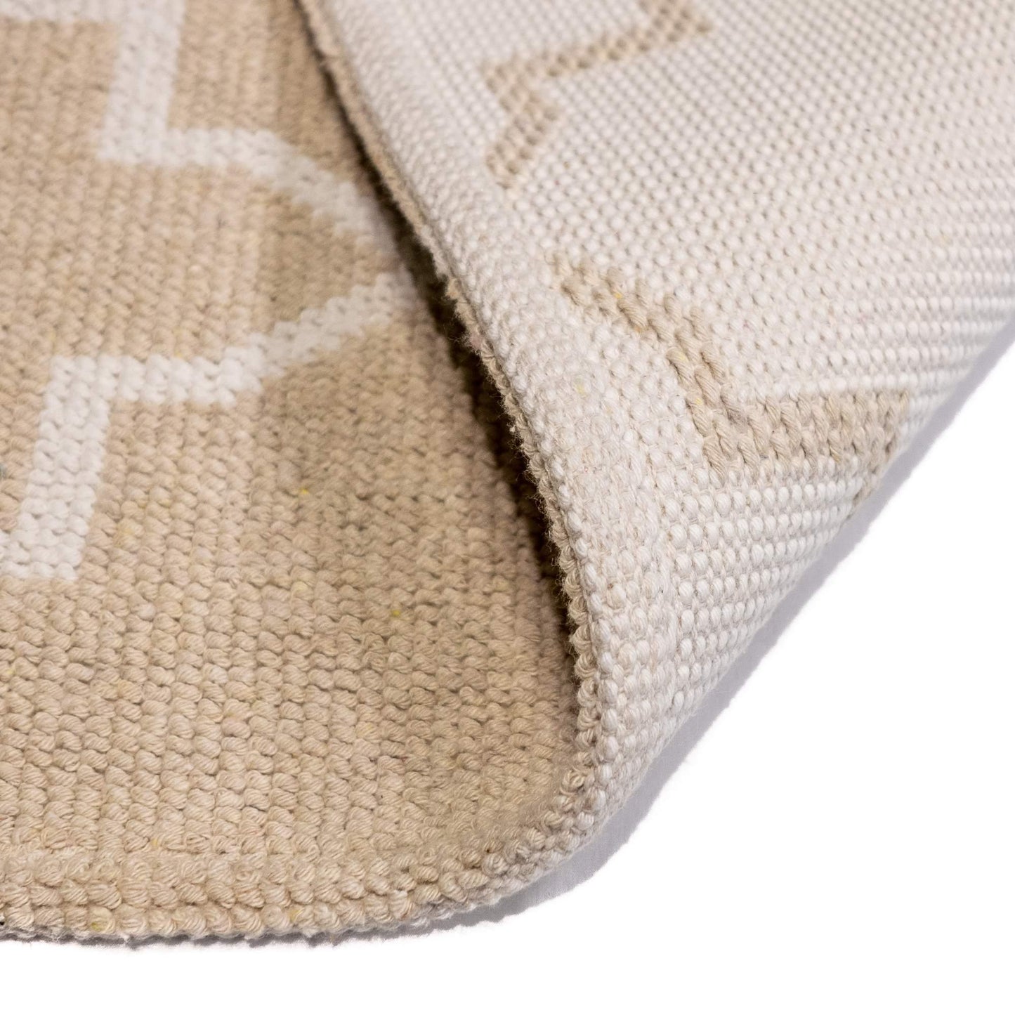 Tappeto Cotone ART DECO Beige - LONORA