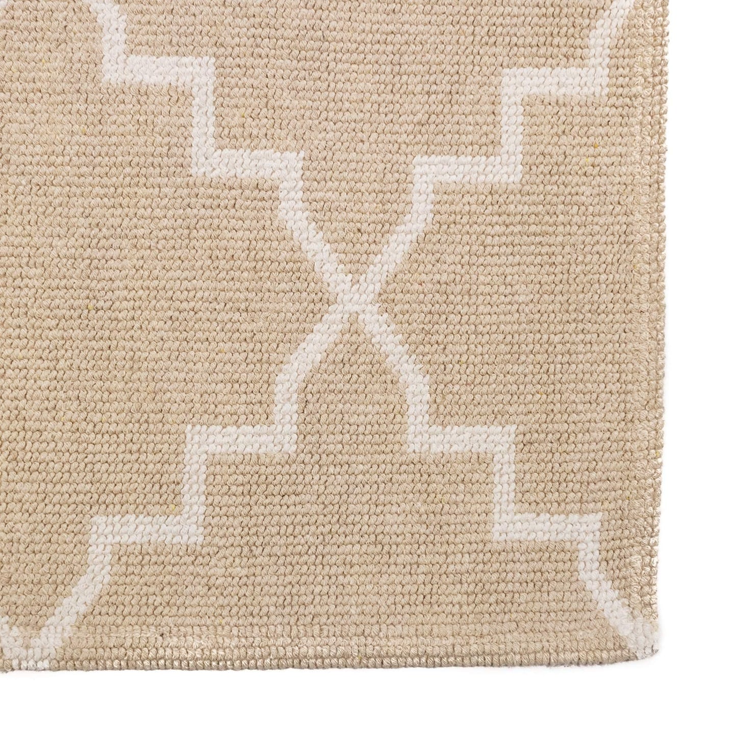 Tappeto Cotone ART DECO Beige - LONORA