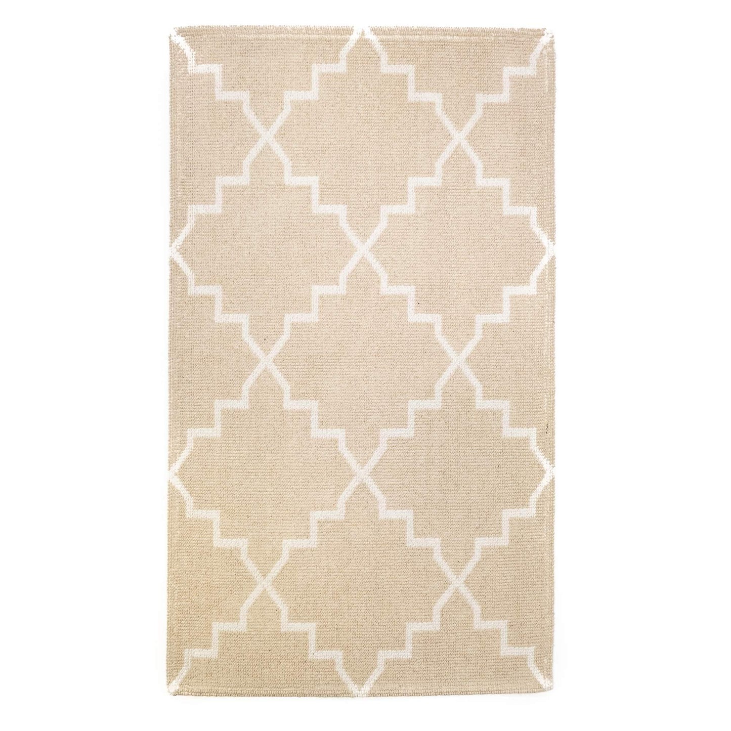 Tappeto Cotone ART DECO Beige - LONORA