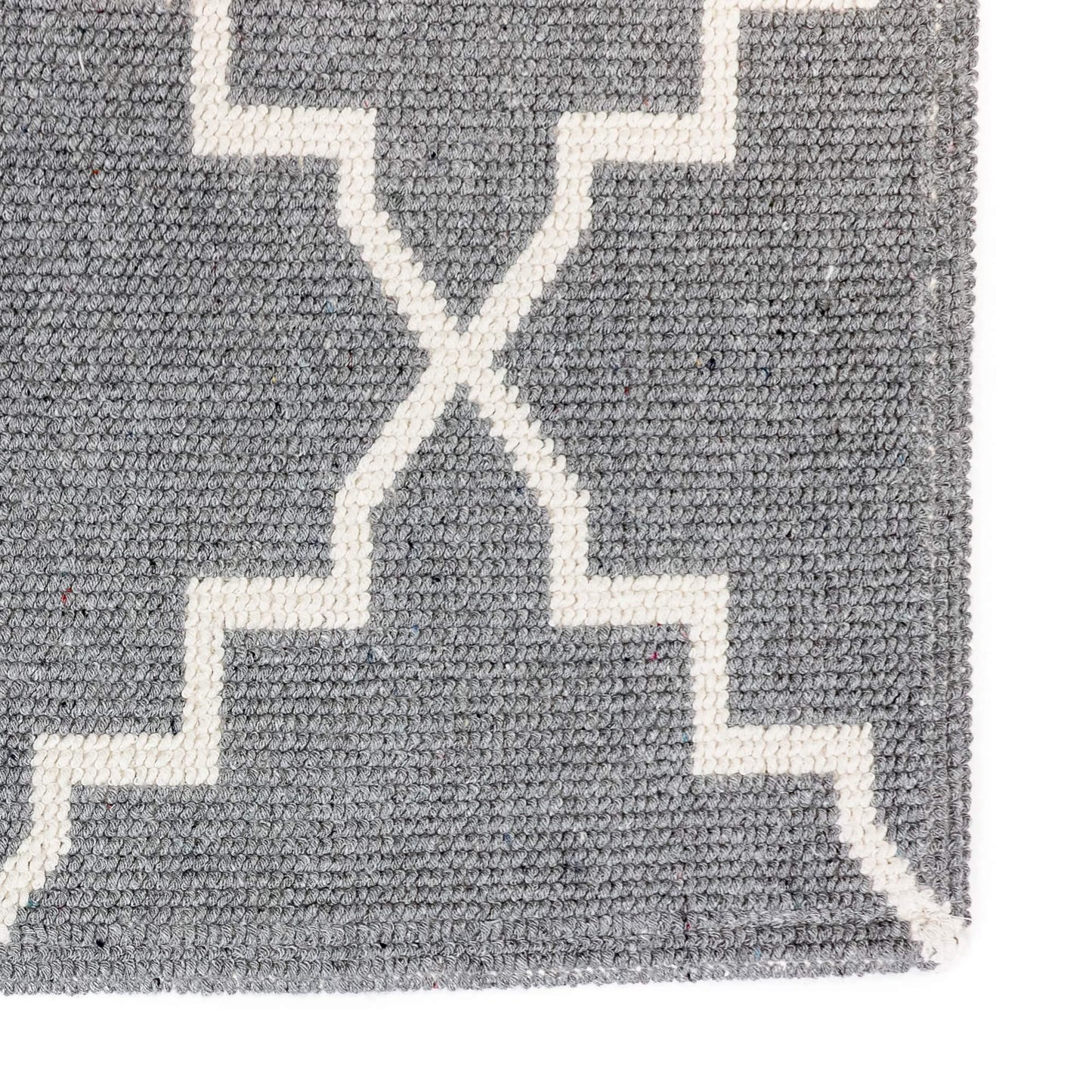 Tappeto Cotone ART DECO Grigio - LONORA