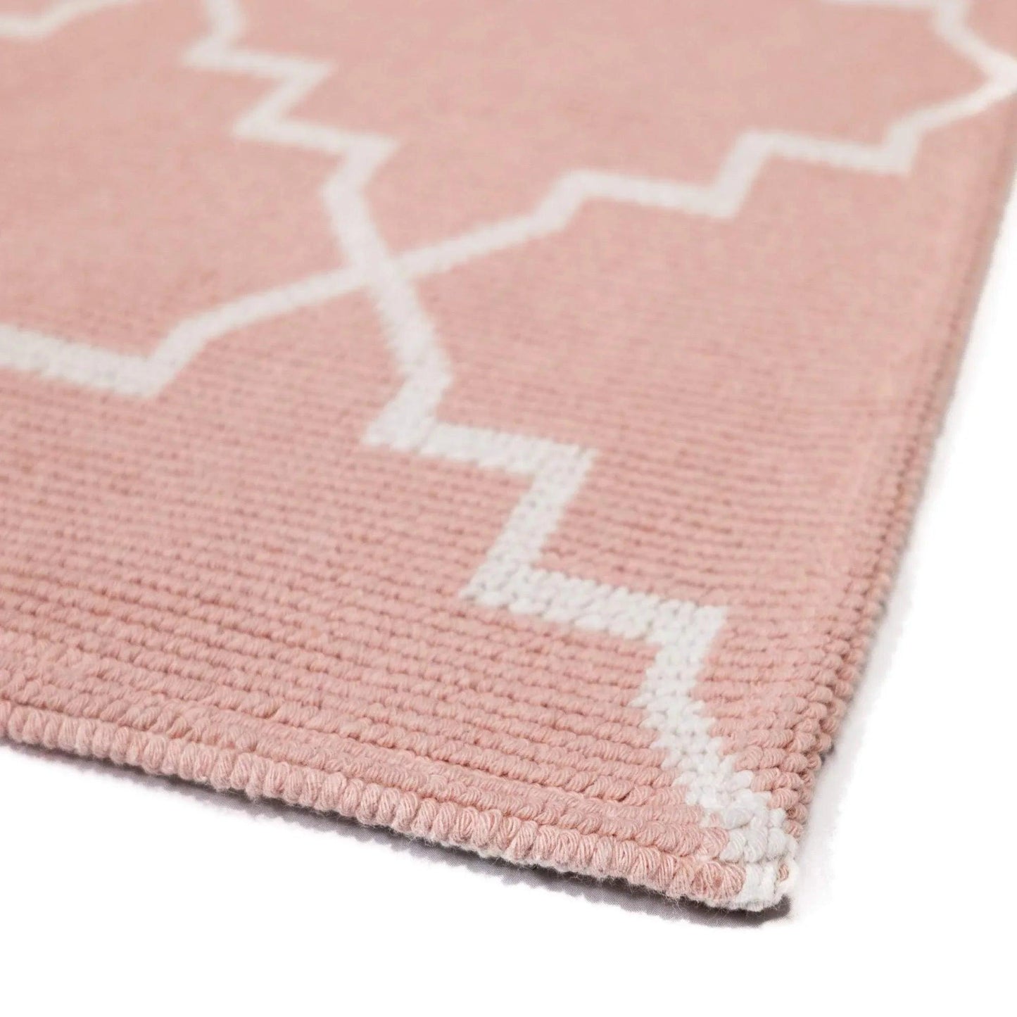 Tappeto Cotone ART DECO Rosa - LONORA