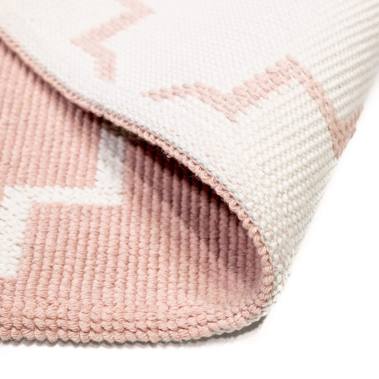 Tappeto Cotone ART DECO Rosa - LONORA