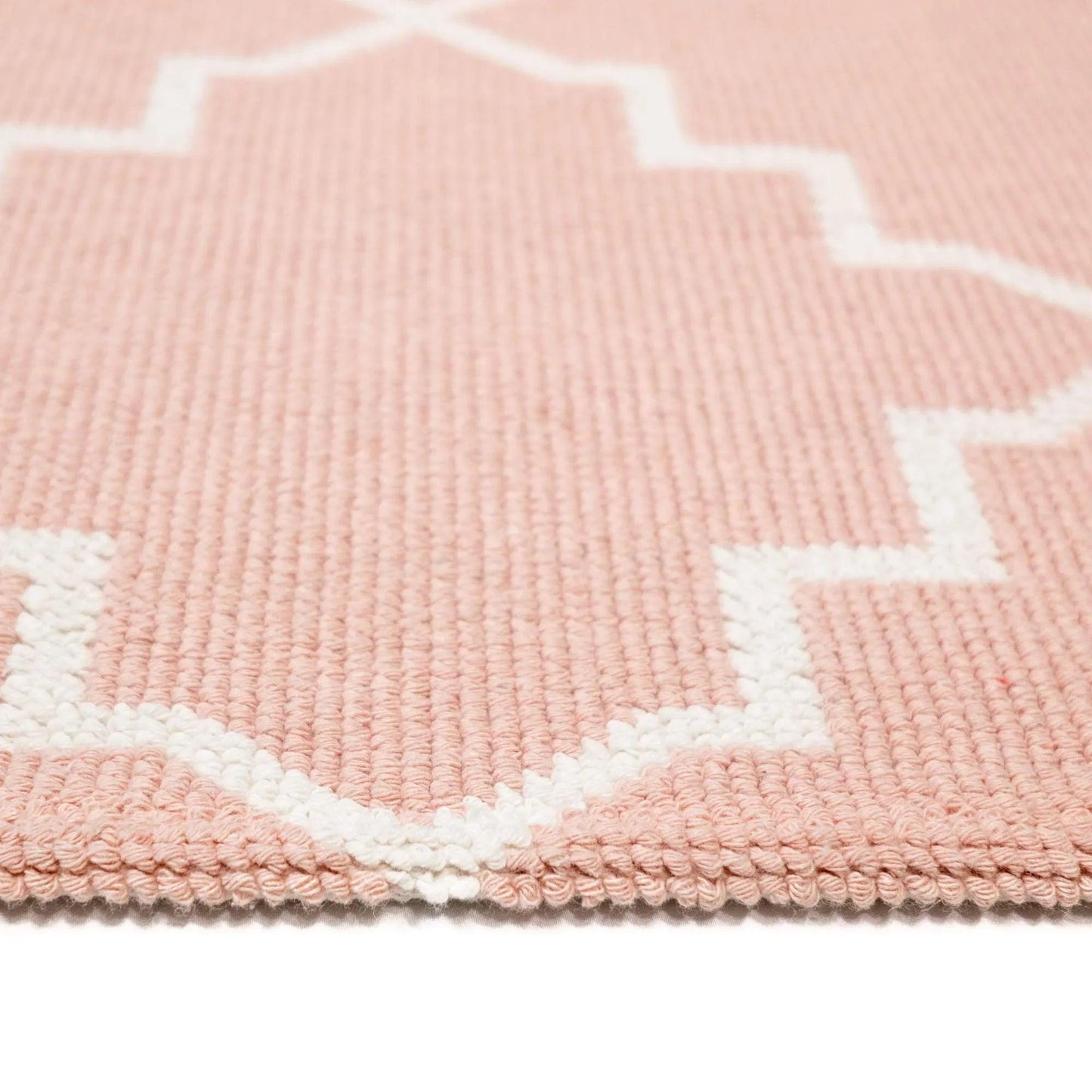 Tappeto Cotone ART DECO Rosa - LONORA