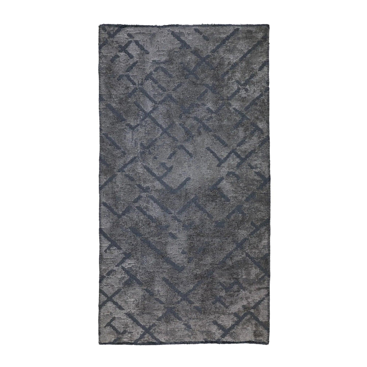 Tappeto Cotone/Ciniglia CRYSTAL Blu - LONORA