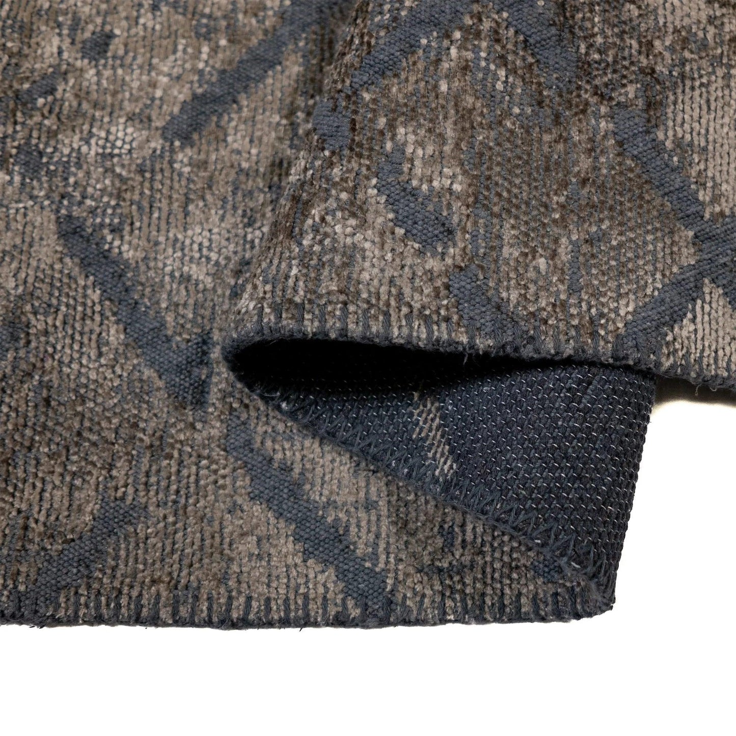 Tappeto Cotone/Ciniglia CRYSTAL Blu - LONORA