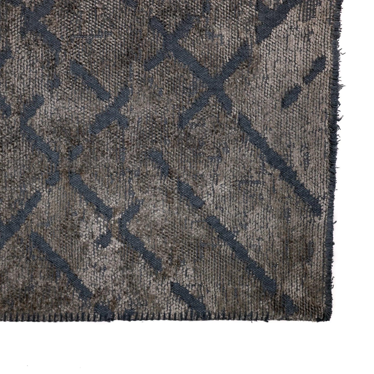 Tappeto Cotone/Ciniglia CRYSTAL Blu - LONORA