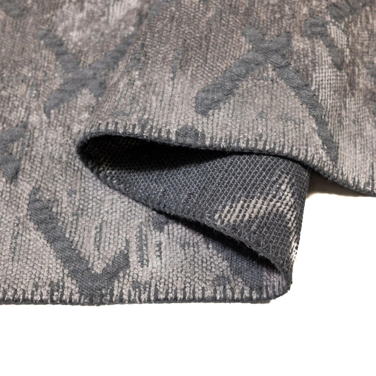 Tappeto Cotone/Ciniglia CRYSTAL Grigio Chiaro - LONORA