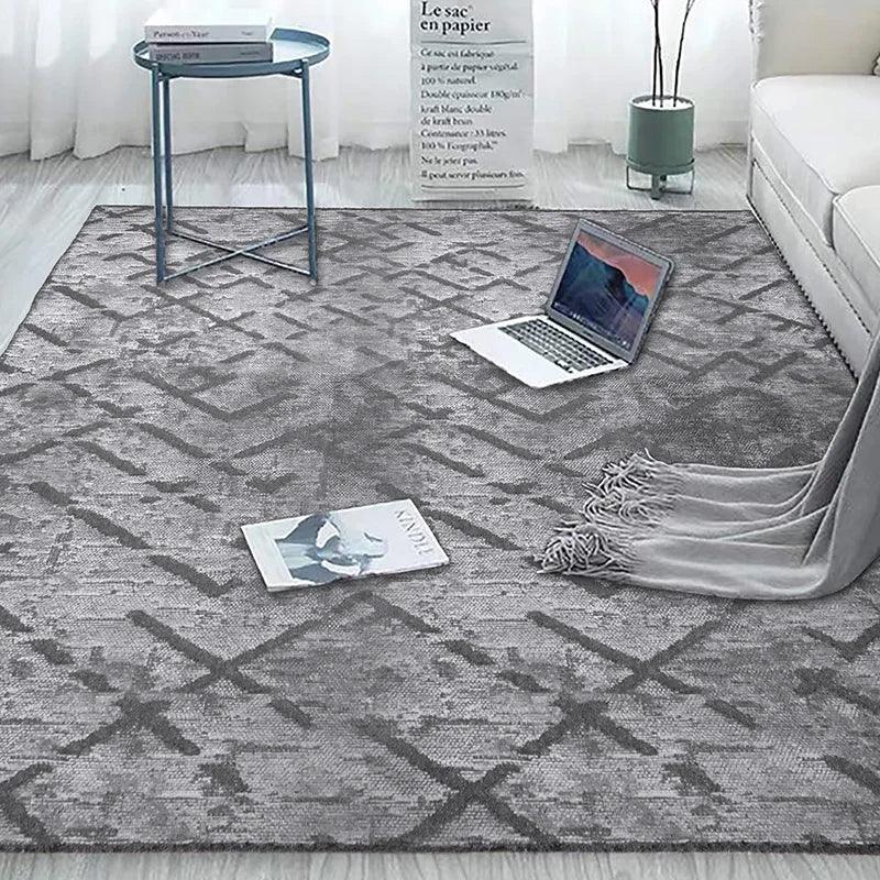 Tappeto Cotone/Ciniglia CRYSTAL Grigio Chiaro - LONORA