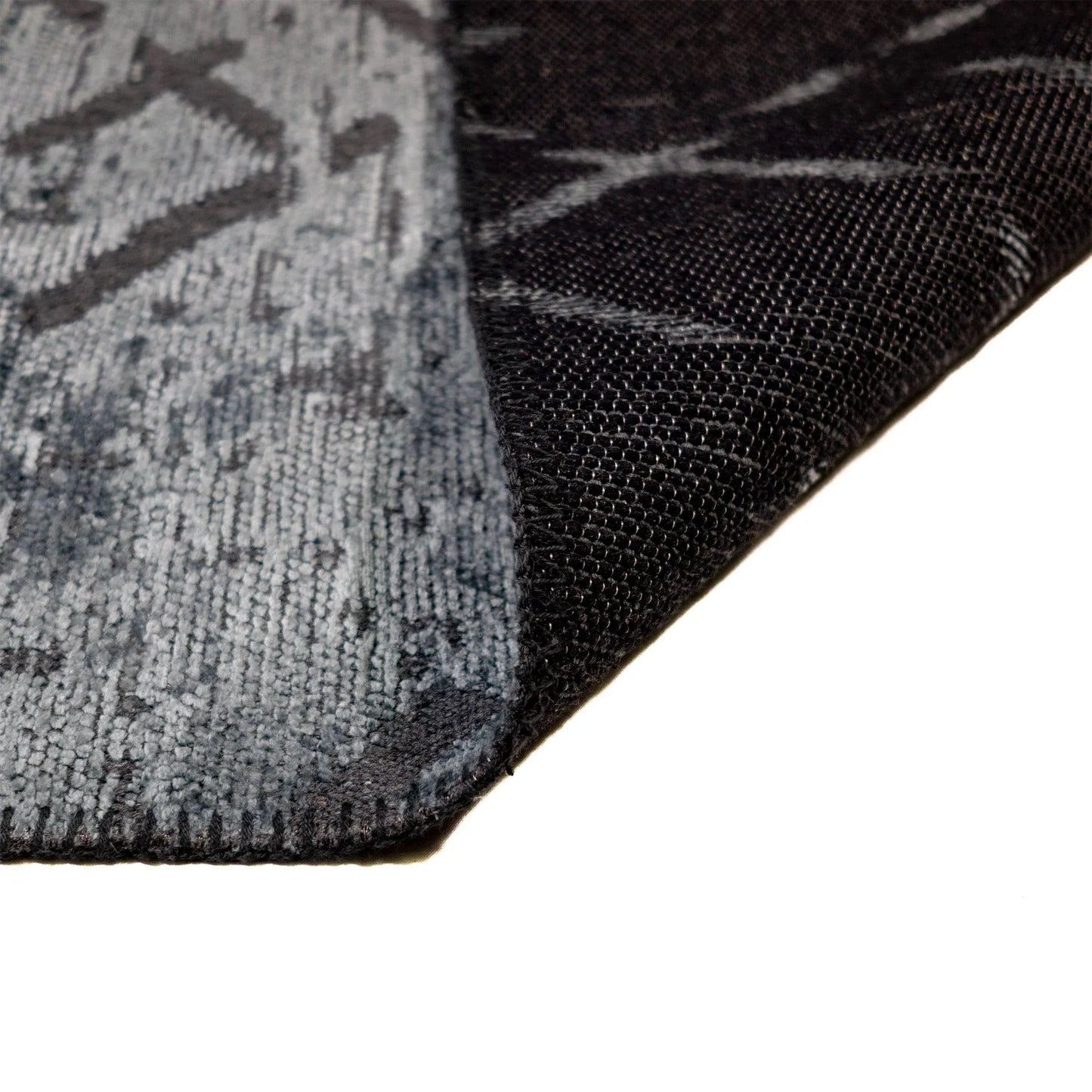 Tappeto Cotone/Ciniglia CRYSTAL Grigio - LONORA
