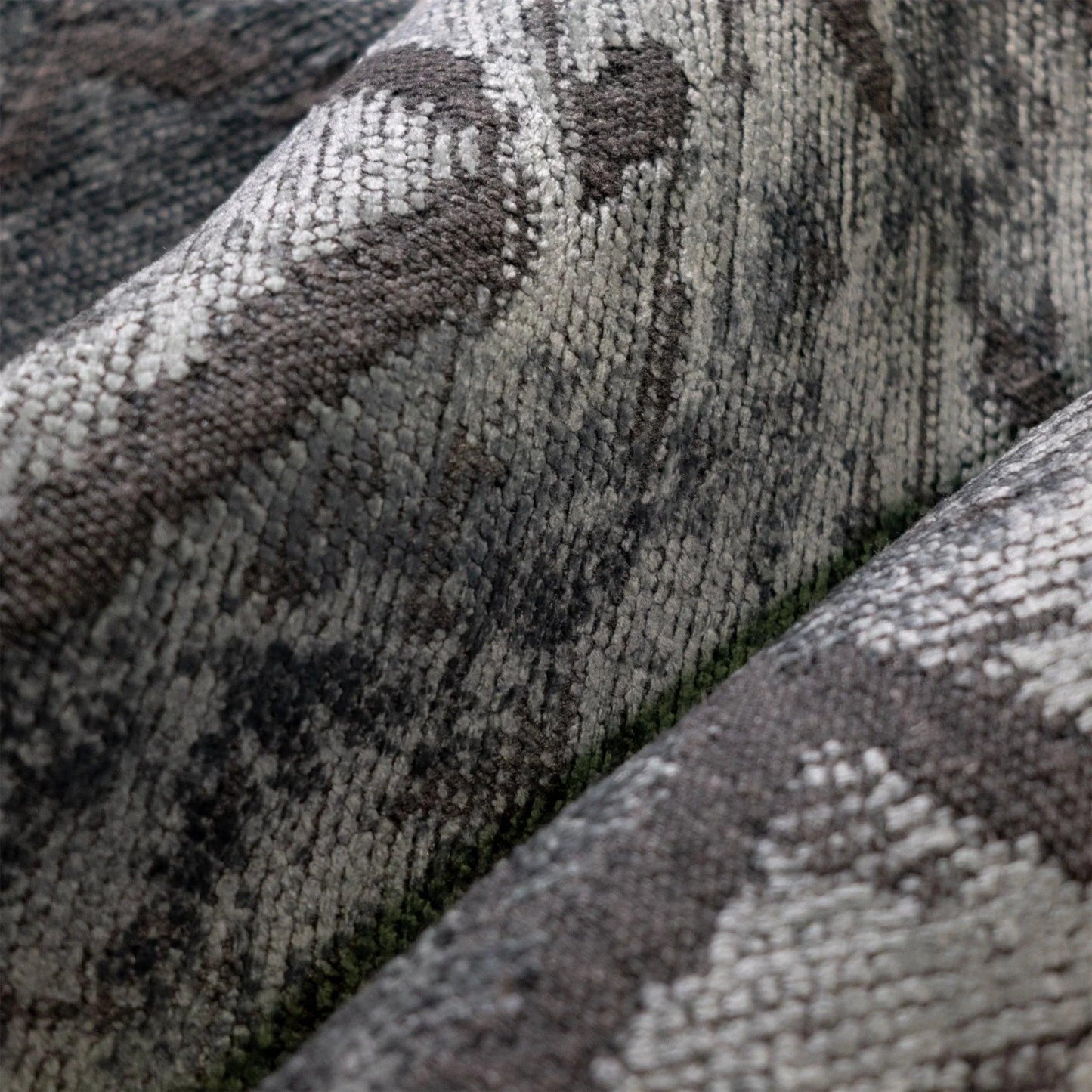 Tappeto Cotone/Ciniglia CRYSTAL Grigio - LONORA