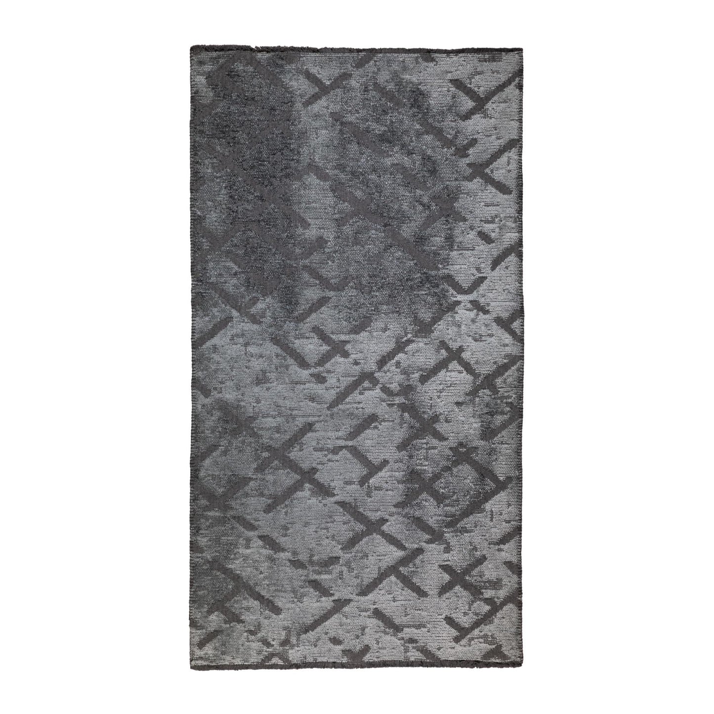 Tappeto Cotone/Ciniglia CRYSTAL Grigio - LONORA