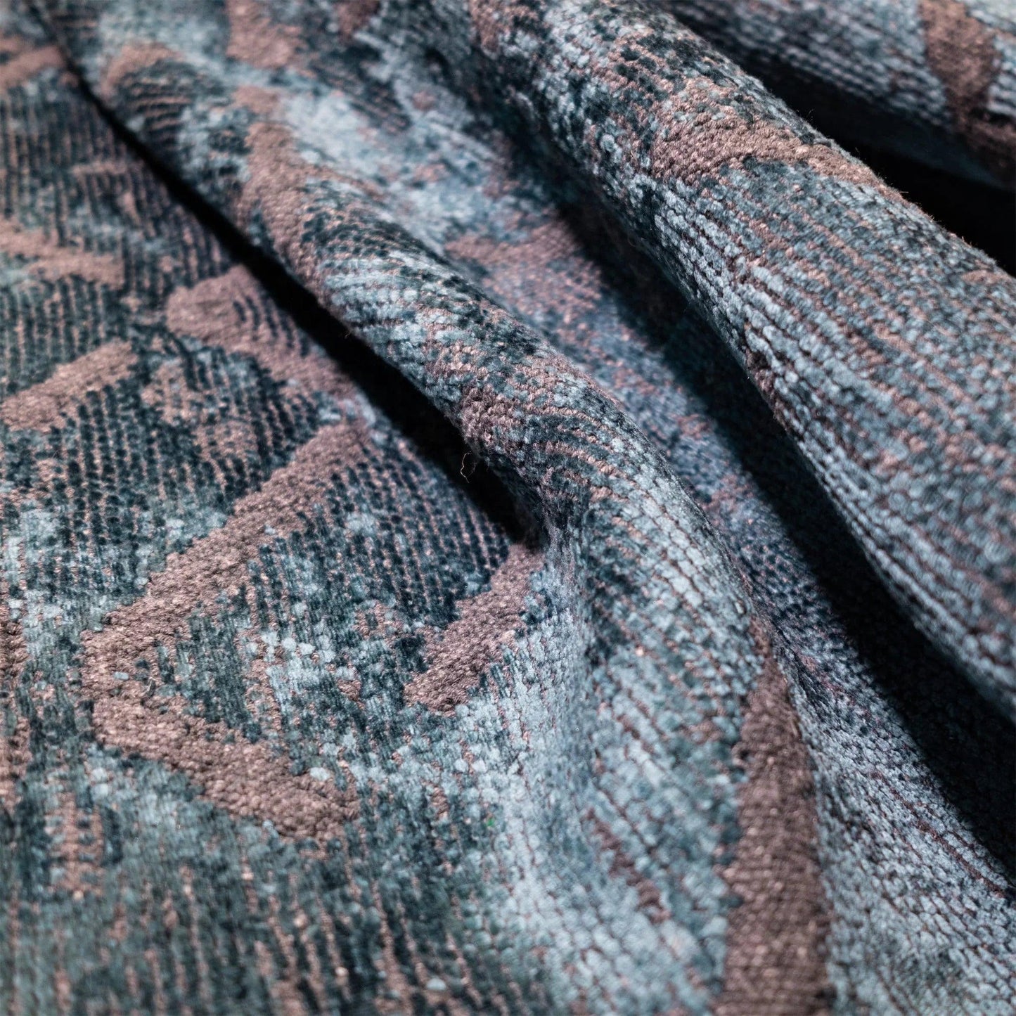 Tappeto Cotone/Ciniglia CRYSTAL Petrolio - LONORA
