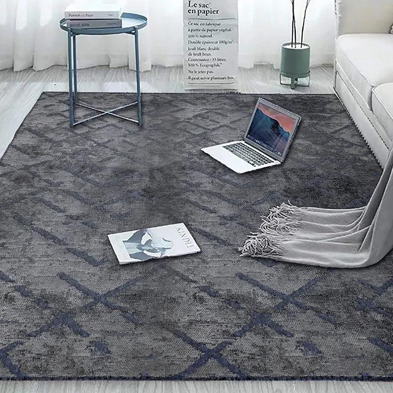 Tappeto Cotone/Ciniglia CRYSTAL Blu - LONORA