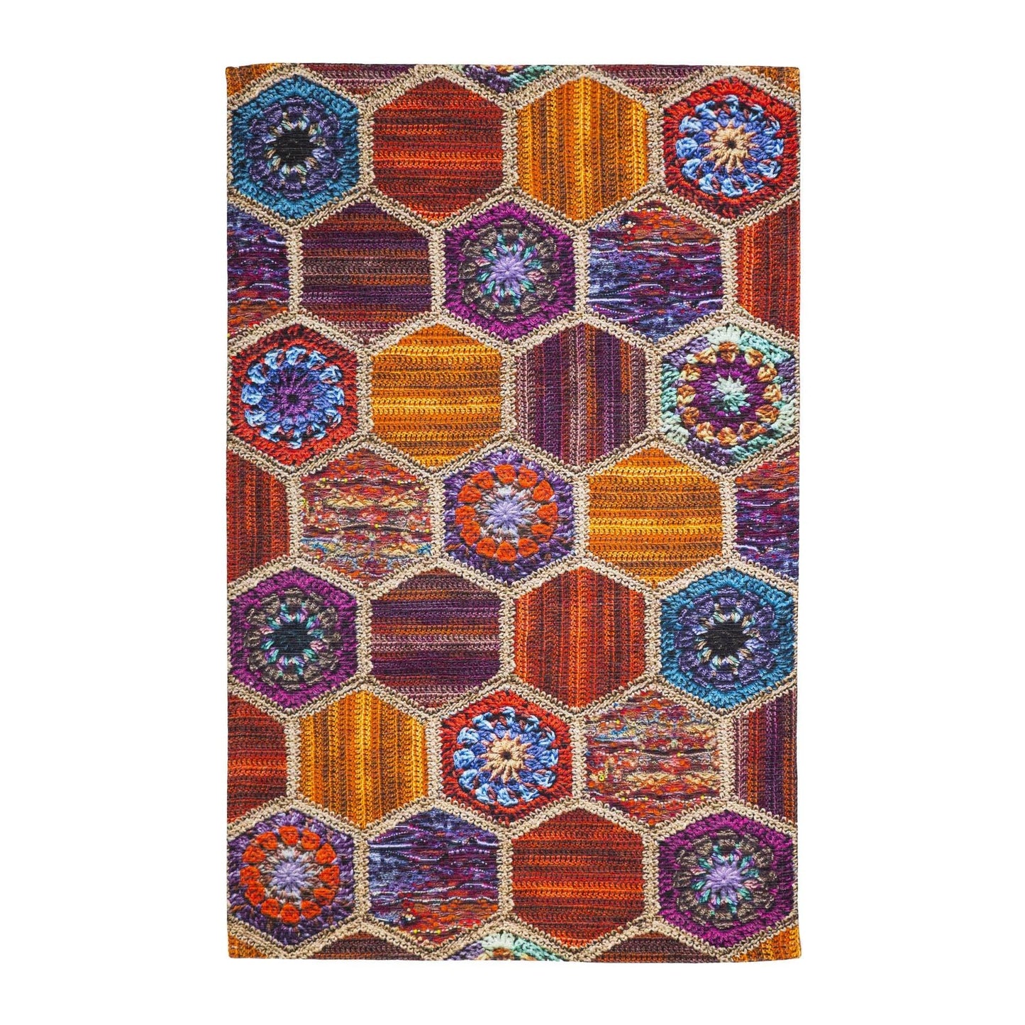 Tappeto Digital Chenille Colorful C-2014 - LONORA