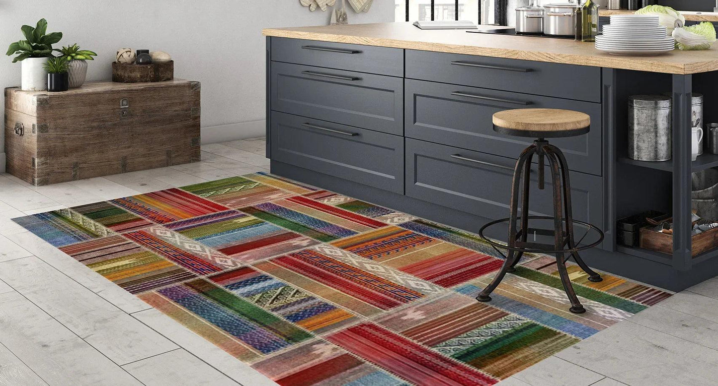 Tappeto Digital Chenille Colorful C-2057 - LONORA