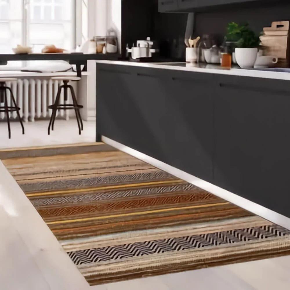 Tappeto Digital Chenille Ethnic C-1600 - LONORA