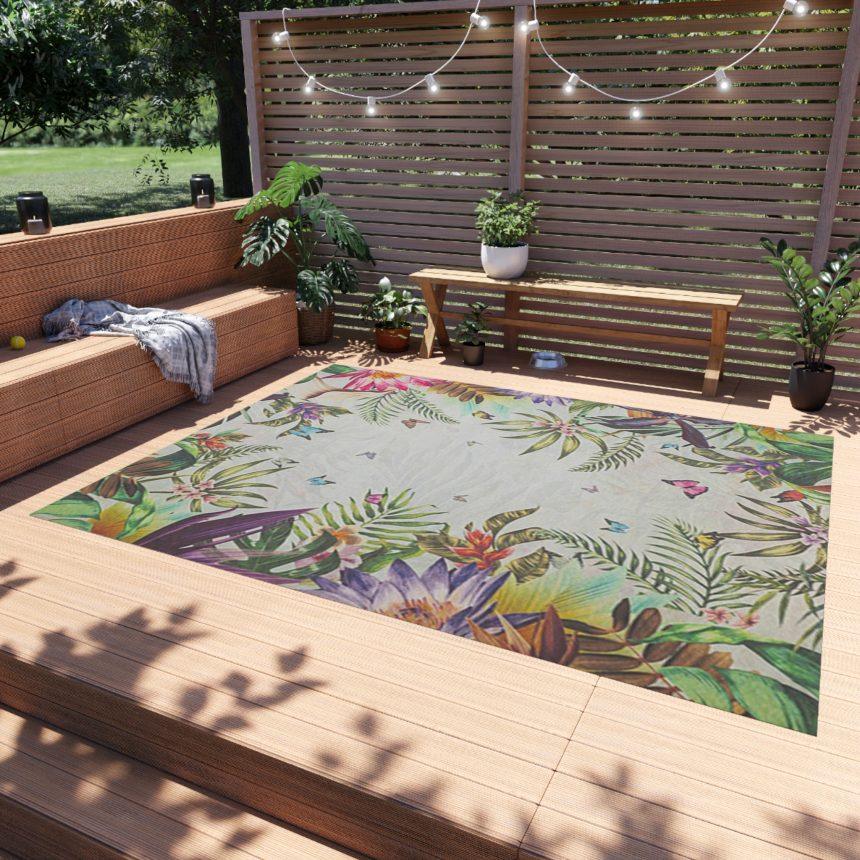 Tappeto Digital Chenille Jungle 14-ALEKS - LONORA