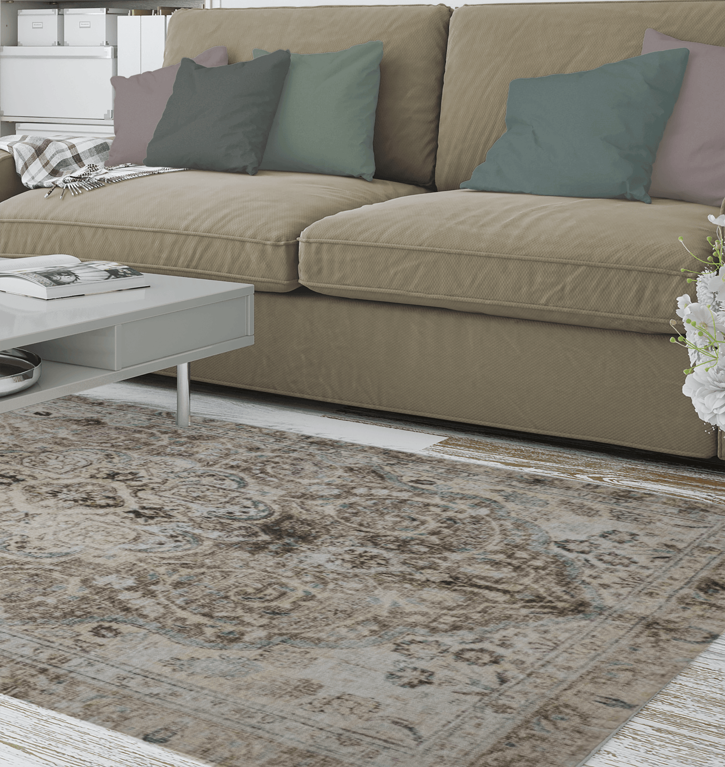 Tappeto Digital Chenille Vintage C-4044 - LONORA