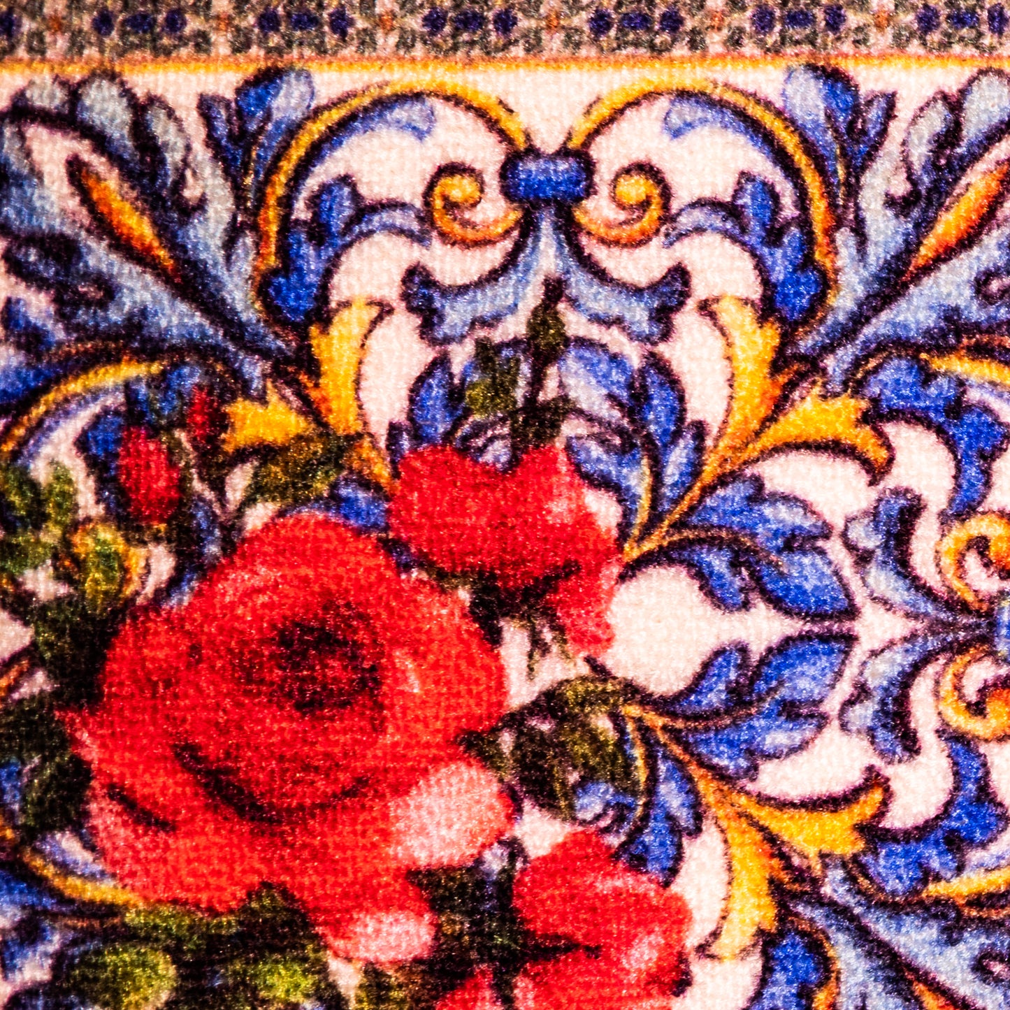 Tappeto da cucina Digital Cooking Baroque Rose