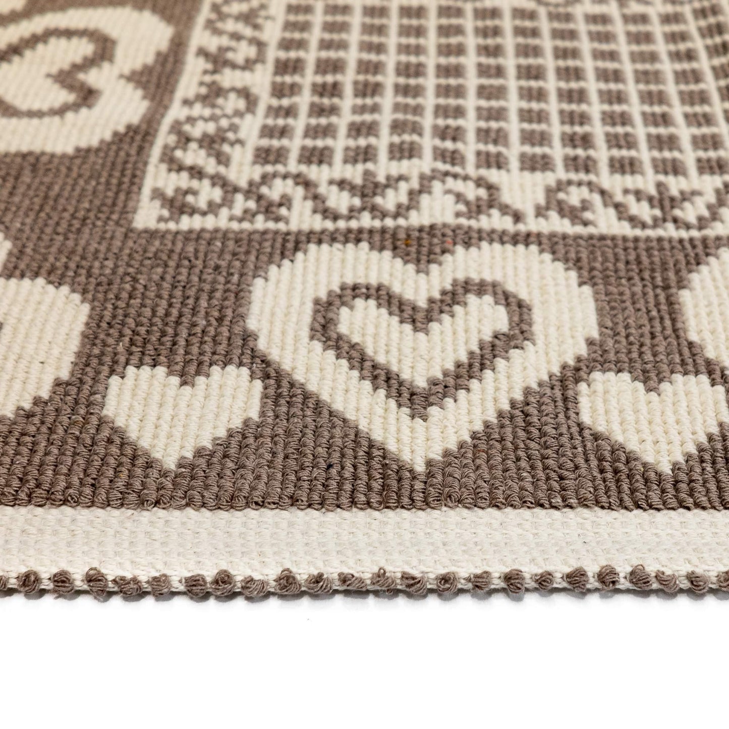 Tappeto Cotone HEARTS Beige - LONORA